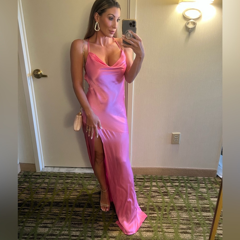 Michael Costello x revolve gown